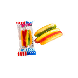 Mini Hot Dog - Gommosi - Trolli - Barattolo 60 pz