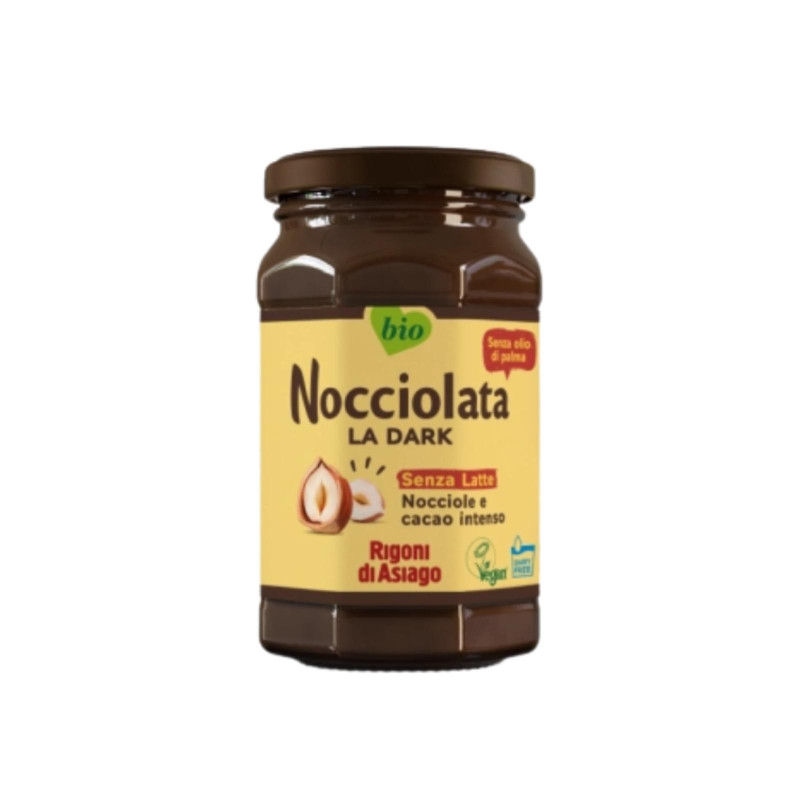 Nocciolata senza latte BIO - Rigoni di Asiago - Crema Spalmabile Biologica Barattolo 270 Gr
