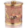 Amaretti Morbidi - Amaretti Virginia - Zenzero Scorze Arancia - Incartati Singolarmente - Cilindro Metallo da 220g