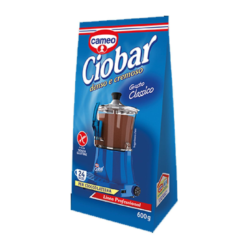 Cameo Ciobar Denso e Cremoso Gusto Cioccolato Classico - 24 Tazze - 600 g