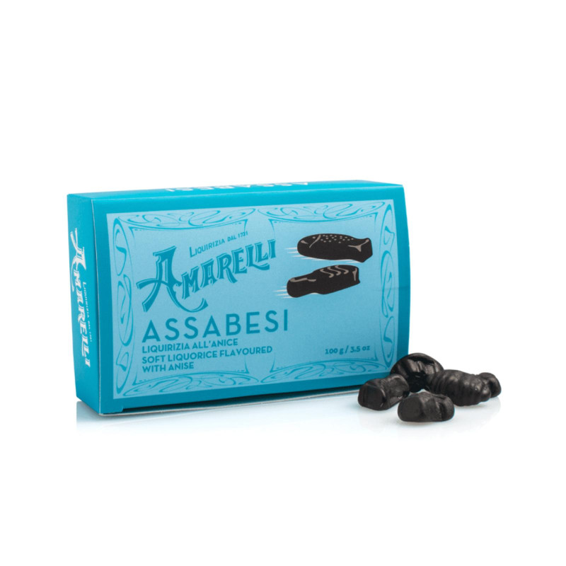 Liquirizia Amarelli - Assabesi all'anice - Pacchetto da 100 g 