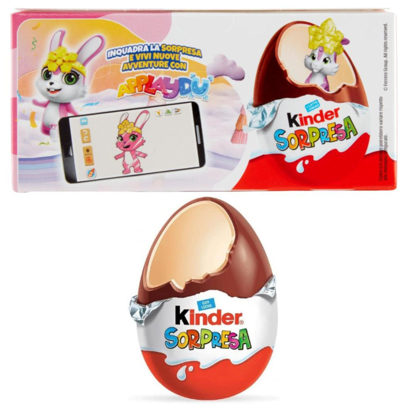 Kinder Sorpresa - Ovetto Confezione da 3 Uova - Femminile 