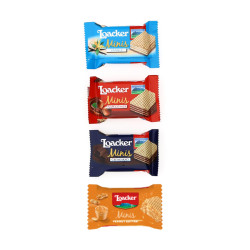 Biscotti Wafer Loacker - Classic Minis - Gusti Assortiti - Estiva - Bolla con 2 Buste da 700 g