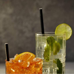 Cannucce in Carta - Leone - Colore Nero 15 cm ø7mm - 250 Pezzi 