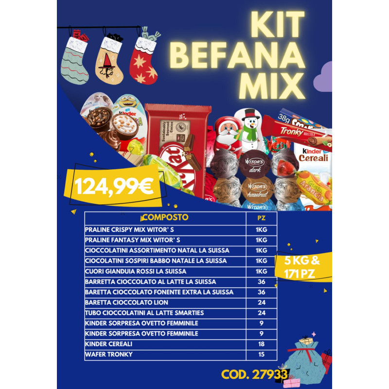 Kit Befana Mix - Riempi Calza - Misto - Maxi