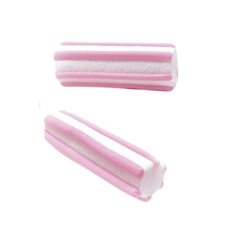 Caramelle Marshmallows - Dulcinubes - Vidal - Striato Bianco E Rosa - 125 Pezzi