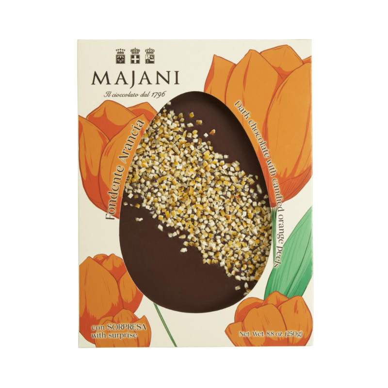 Plato' Cioccolato Majani - Cioccolato Fondente e Arancia - 250 g