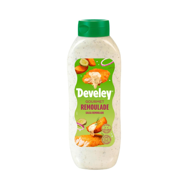 Salsa Gourmet - Develey - Remoulade con Cetrioli - Bottiglia Squeeze - 875 ml