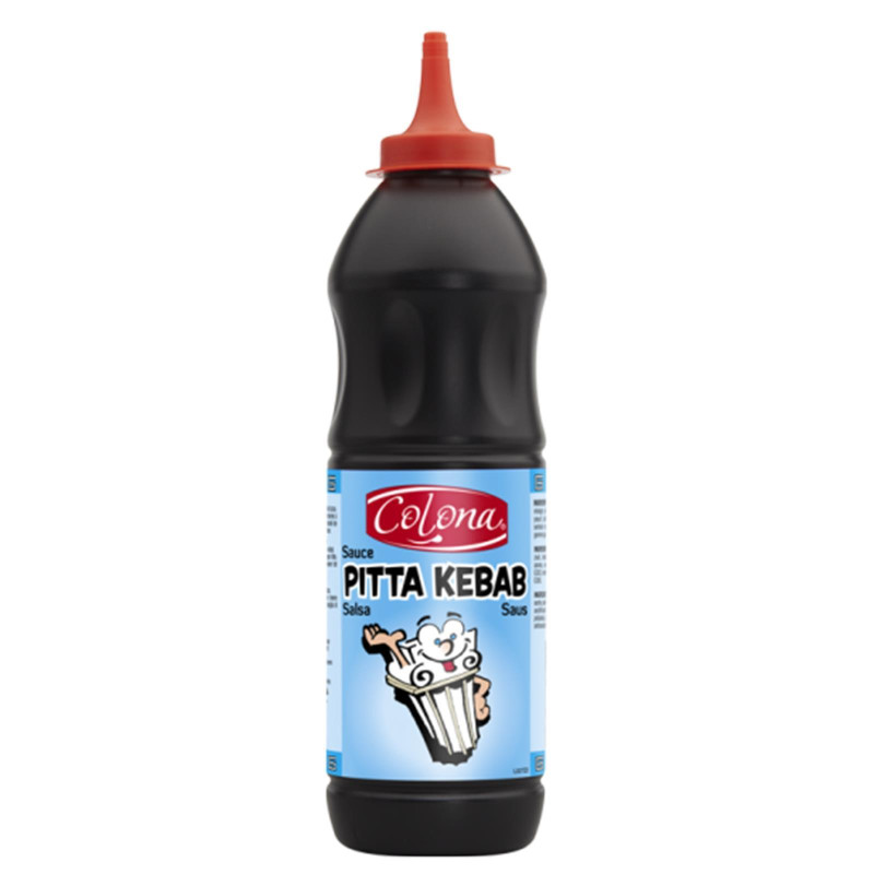 Salsa Kebab - Colona - Pitta Kebab - Bottiglia GM - 12 da 840 g