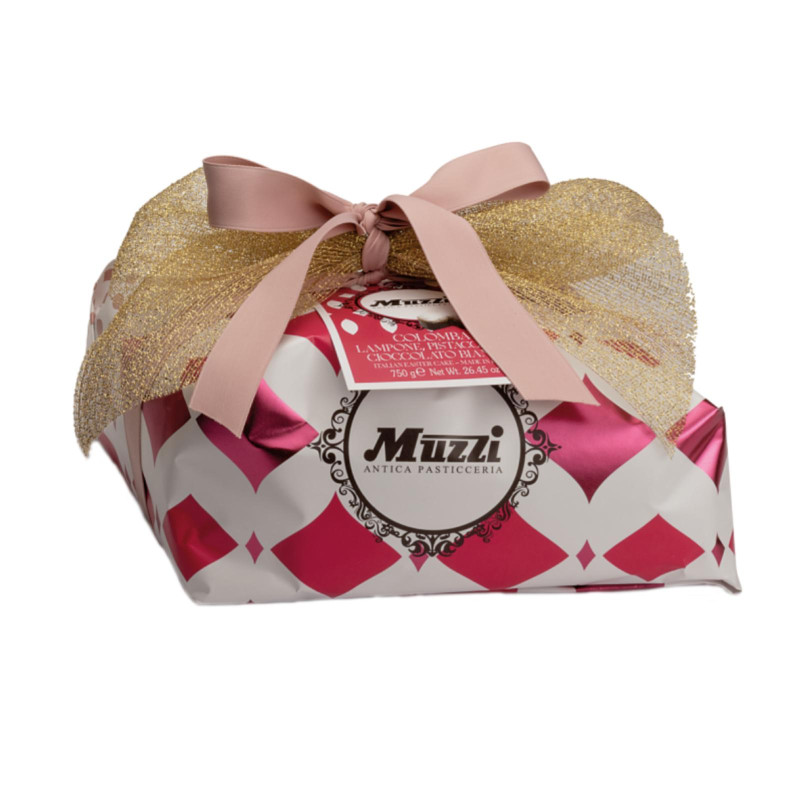 Colomba Muzzi - Pistalampo - Pistacchio e Lampone - 800 g