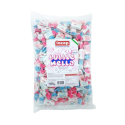 Caramelle Morbide Toffee - Incap - Bubble Gum - Bubble Mella - Busta da 1 Kg