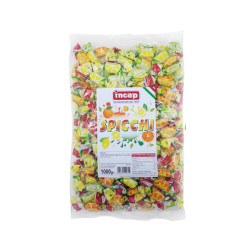 Caramelle Dure Ripiene - Incap - Orange & Lemon - Spicchi Arancia e Limone - Busta da 1 Kg