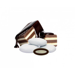 Confetti Maxtris - Two Milk - Cremino - Cioccolato Fondente, Latte e Bianco - Colore Bianco - 1 Kg