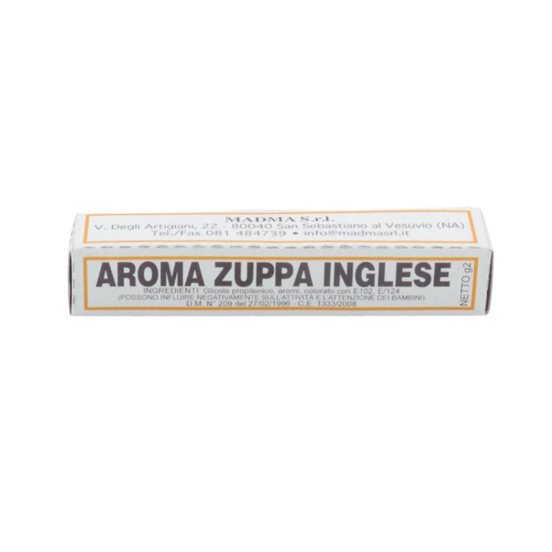 Fialetta Aroma Zuppa Inglese - Madma - 25 Fialette da 2 g