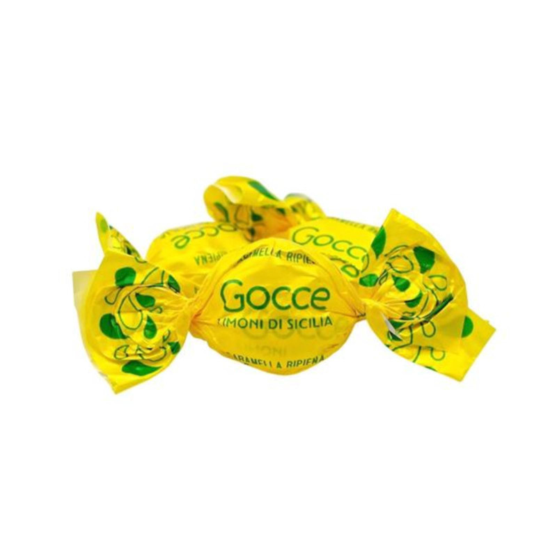 Caramelle Dure - Fida - Gocce Limoni di Sicilia - 1 Kg