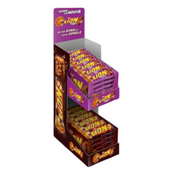 Materiale Pubblicitario - Cartonato - Espositore da Banco Lion - 2 Gusti - Choco e Brownie