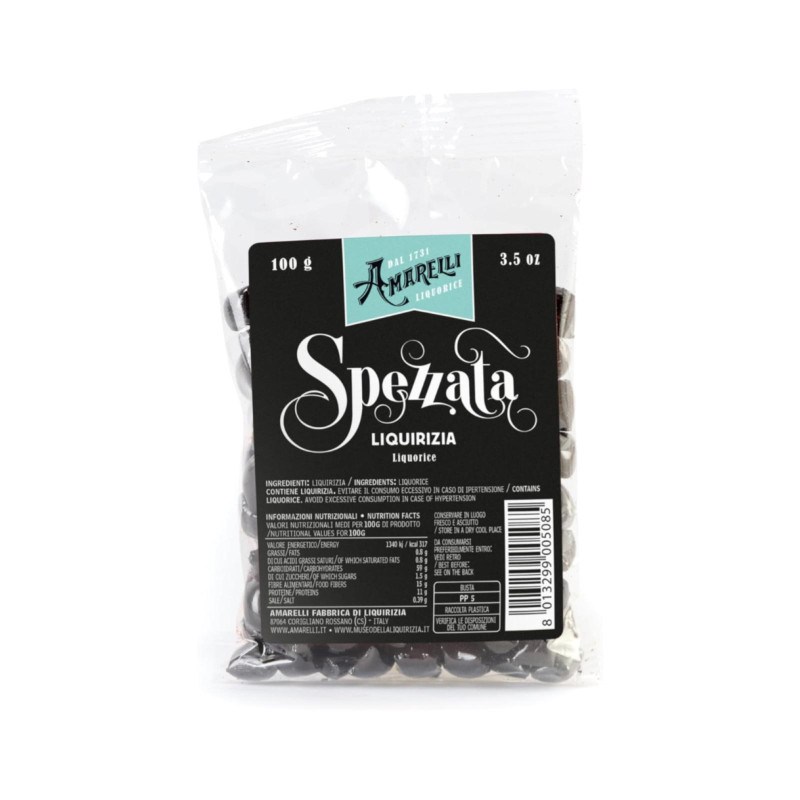 Spezzata Liquirizia - Amarelli - Spezzata - Sacchetto da 100 g 