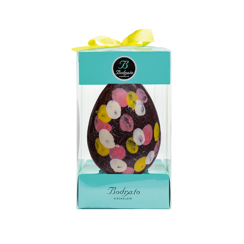 Uovo Cioccolato Bodrato - Petali - Cioccolato Fondente - 110 g