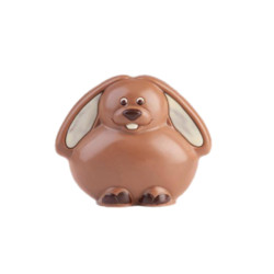 Coniglio Paffuto Cioccolato Bodrato - Cioccolato Latte - 130 g