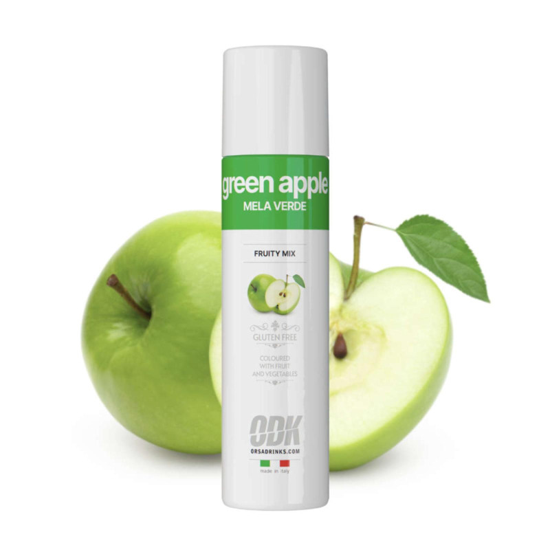 Purea di Frutta - Odk - Green Apple - Gusto Mela Verde - Bottiglia Pet - 1 Kg