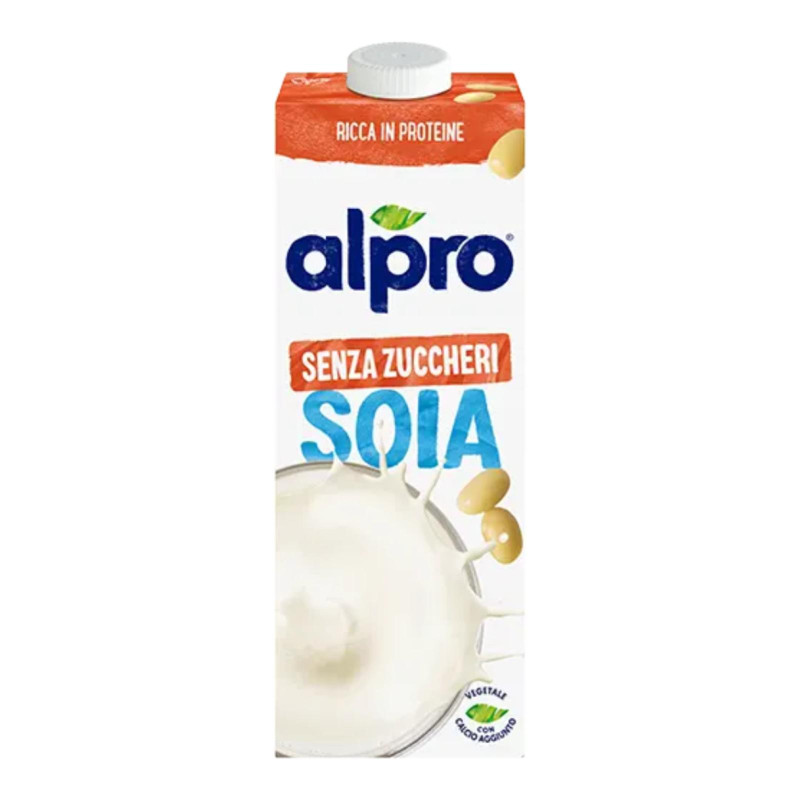 Bevanda alla Soia - Alpro - Senza Zuccheri - 8 Buste da 1 litro