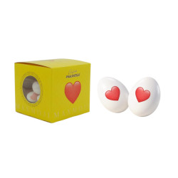 Confetti Maxtris - Moji Cuore - Ciocomandorla - Colore Bianco - 200 g