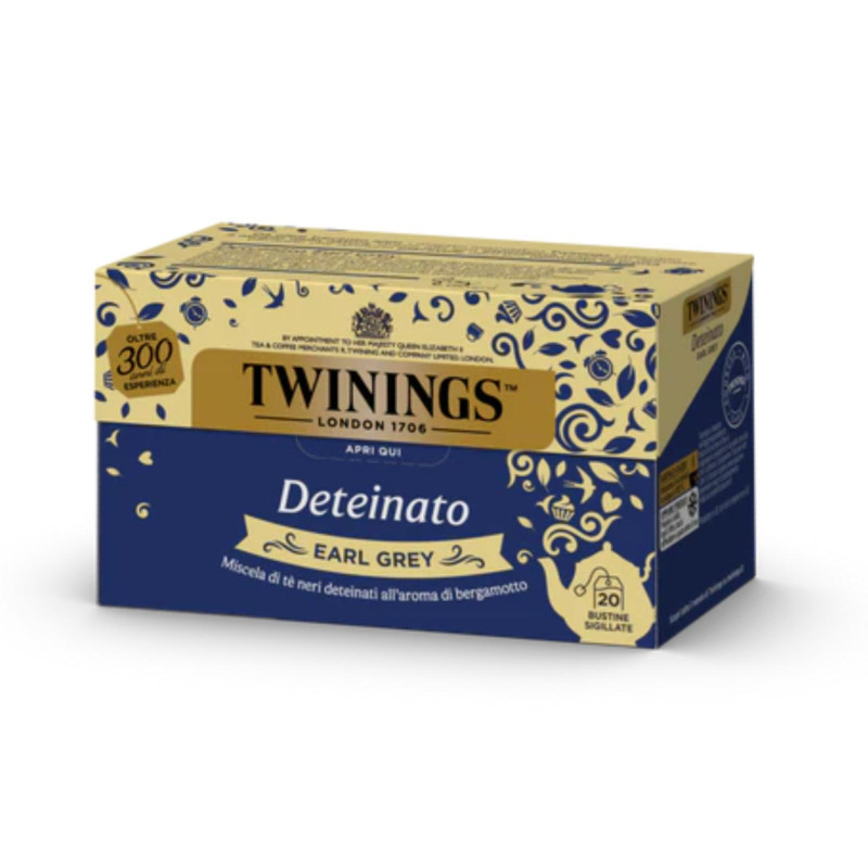 Te' Twinings - Deteinato DeTea - Earl Grey - Classic - 20 Filtri