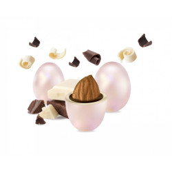 Confetti Maxtris - Perlati - Ciocomandorla - Colore Rosa - 500 g