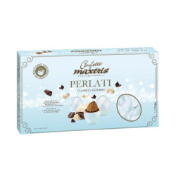 Confetti Maxtris - Perlati - Ciocomandorla - Colore Azzurro - 500 g