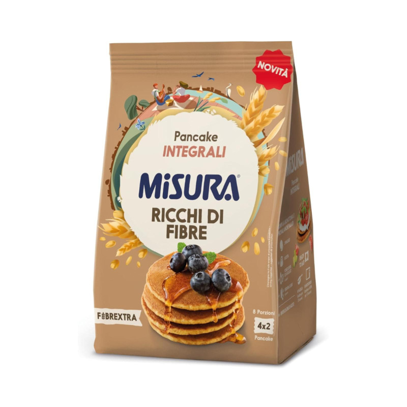 Pancake Misura - Fibrextra - Confezione da 200 g - 8 porzioni