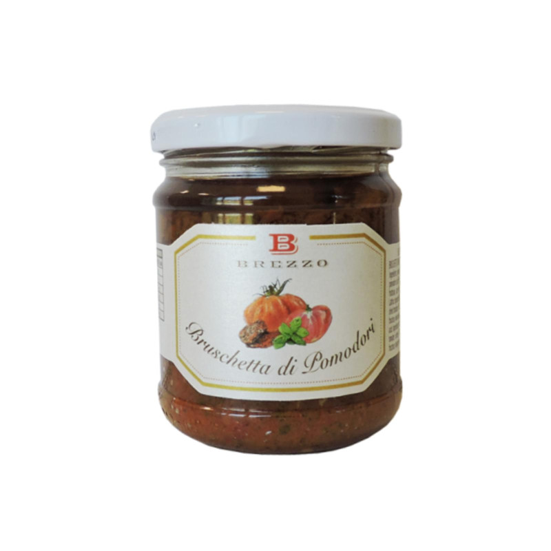 Bruschetta di Pomodori - in Olio di Oliva - Brezzo - Vasetto da 180 g