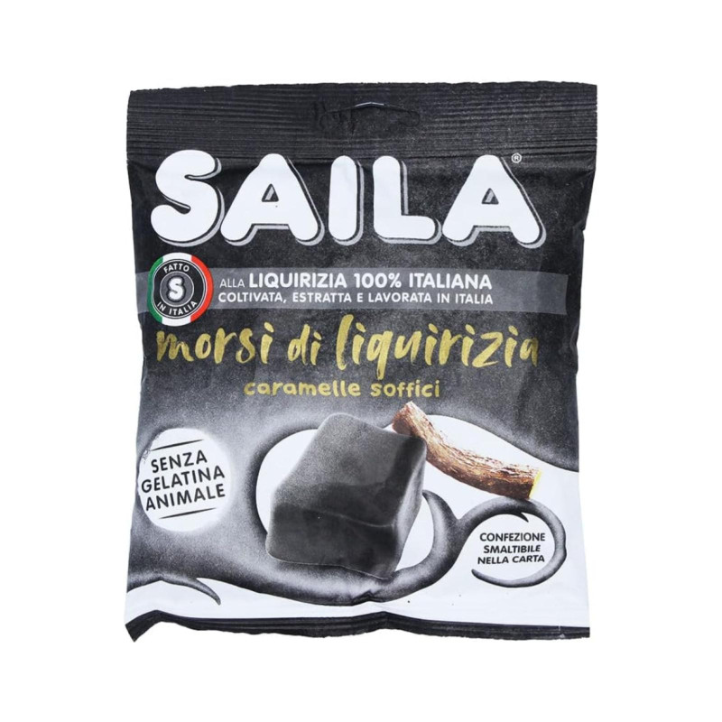 Caramelle - Saila - Morsi alla Liquirizia - 12 x 100 g
