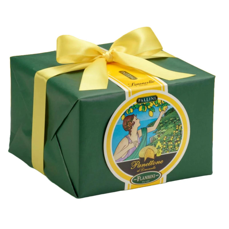 Panettone Flamigni - Panettone Limoncello - Crema al Limoncello - Linea Oro - 1 Kg