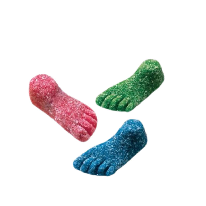 Caramelle Gommose - Piedi Frizzanti Assortiti - Vidal - Busta da 250 pz 1,5 kg