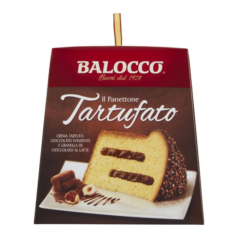 Panettone Balocco - Il Panettone Tartufato con Crema Fondente - 800 g