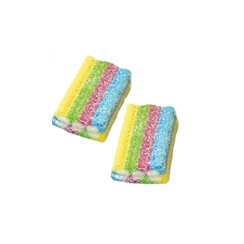 Caramelle Gommose - Mattoncino Multicolor Zuccherati - Vidal - Busta da 250 Pezzi 1,6 kg