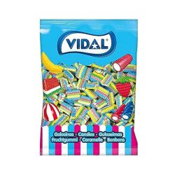 Caramelle Gommose - Mattoncino Multicolor Zuccherati - Vidal - Busta da 250 Pezzi 1,6 kg