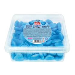 Caramelle Gommose - Cuori Zuccherati Blu - Vidal - Vaschetta da 150 Pezzi