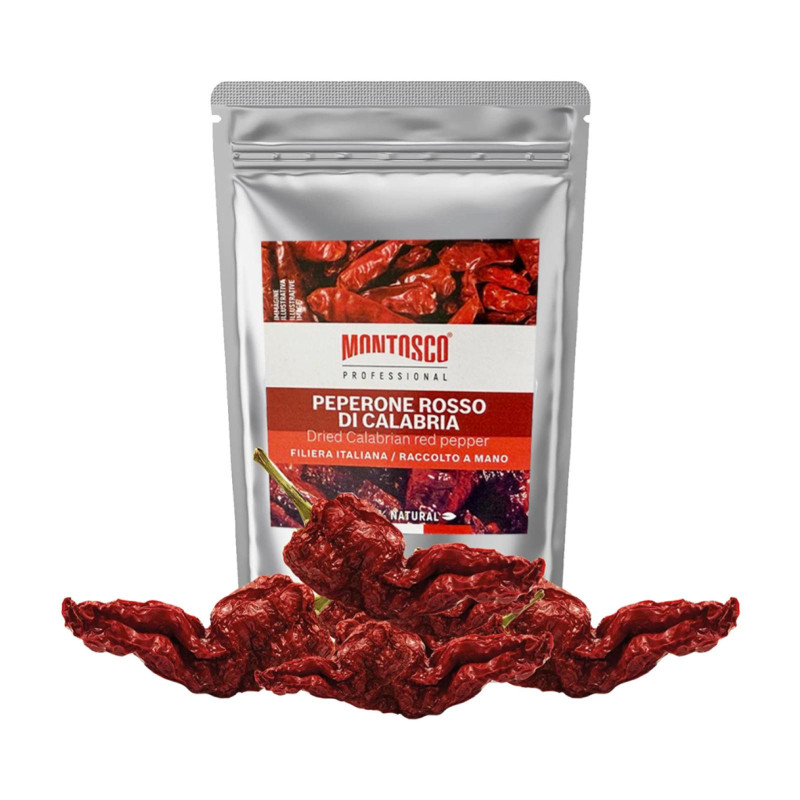 Peperone Rosso di Calabria - Montosco - Ideale per Peperone Crusco - Professional - Busta da 100 g