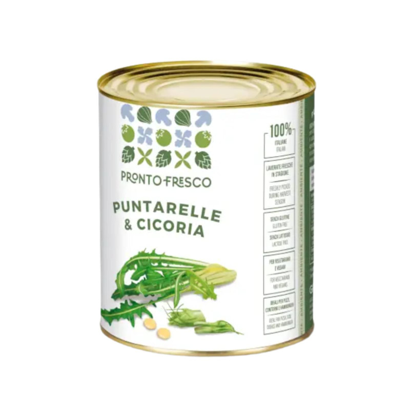 Puntarelle & Cicoria - Greci - Pronto Fresco - In olio - Latta da 760 g