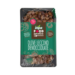 Olive Leccino Denocciolate - Inpa - Vaschetta da 800 g