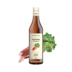 Sciroppo Odk - Gusto Rhubarb - Rabarbaro - Bottiglia Vetro - 750 ml