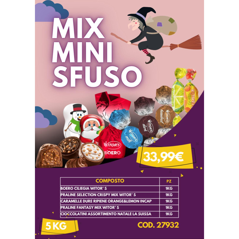 Mix Mini Sfuso - Befana - Riempi Calza - 5 Kg - Sfuso