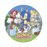 Decorazioni in Cialda - Dekora - Sonic - Disco da 20 cm - Confezione 5,5 g
