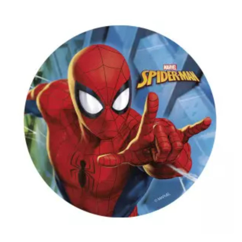 Decorazioni in Cialda - Dekora - Spiderman - Disco da 20 cm - Confezione da 16 g