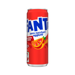 Bibita Frizzante - Fanta Arancia Rossa Zero - Senza Zuccheri...