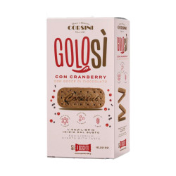 Biscotti - Corsini - Golosì - con Cranberry e Gocce di Cioccolato -...