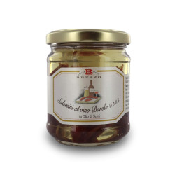 Salamini al Barolo in Olio di Semi - Brezzo - Vasetto da 180 g