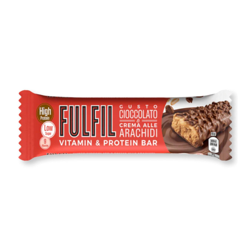 Barrette Cioccolato - Fulfil - Protein - Cioccolato e Crema Alle Arachidi - 15 x 55 g