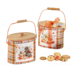 Secchiello Ovale - Funny dogs - Flamigni - con Pasticceria da tè...